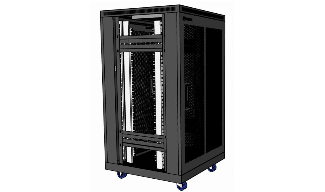 Tủ mạng 20U D800 Novalink | Tủ rack chính hãng, độ sâu 800mm